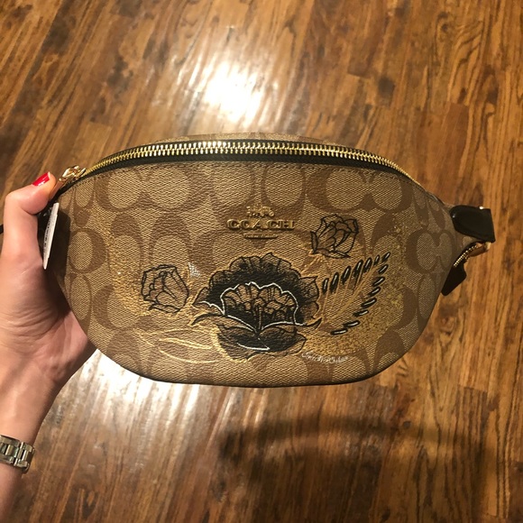 COACH FANNY PACK NEW LIMITED EDITION SIGNATURE bag - Picture 3 of 5